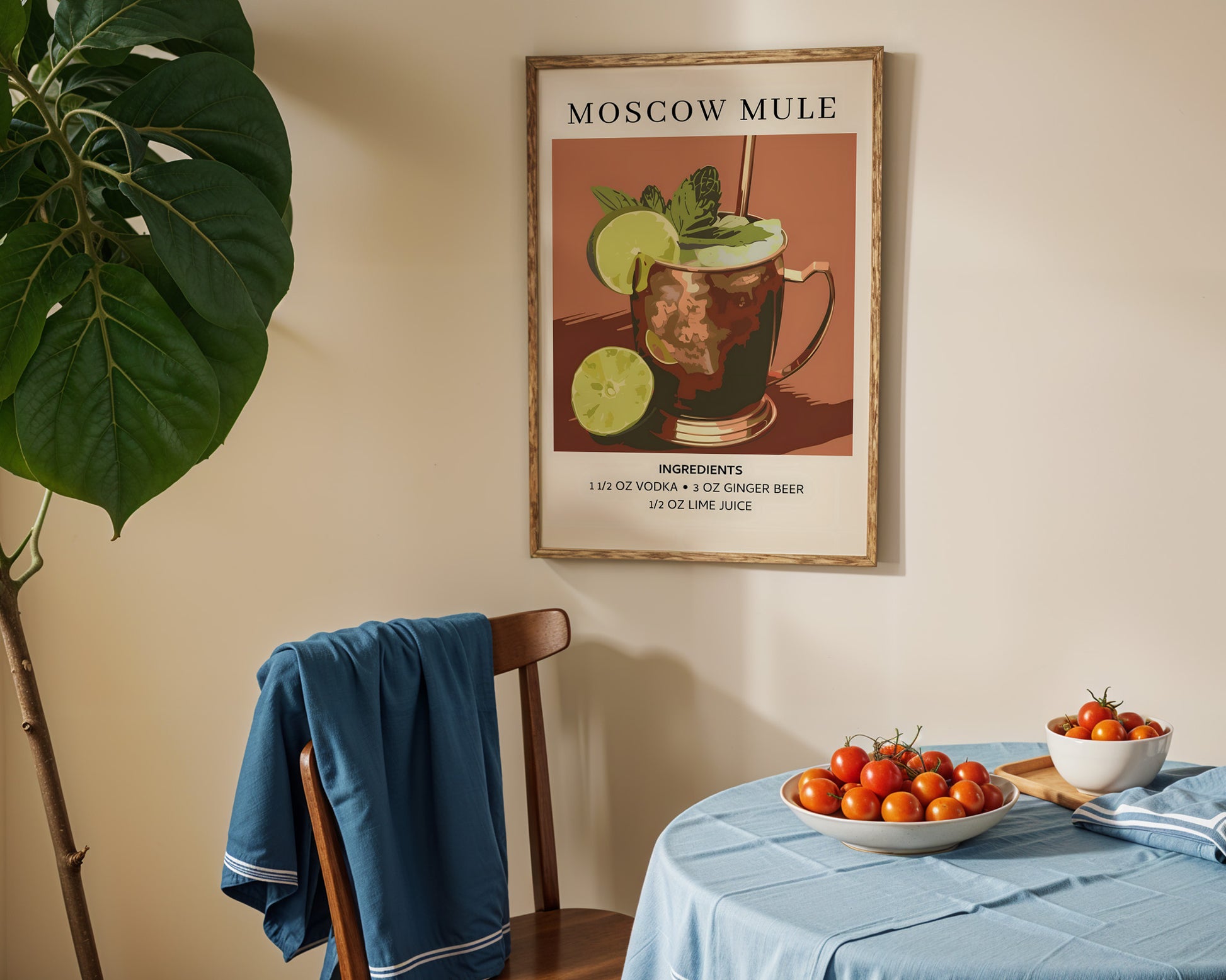 Moscow Mule Vintage Cocktail Poster - GroovyGrove