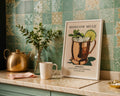 Moscow Mule Vintage Cocktail Poster - GroovyGrove