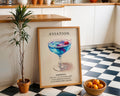 Aviation Vintage Cocktail Poster - GroovyGrove