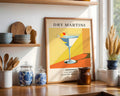 Dry Martini Vintage Cocktail Poster - GroovyGrove