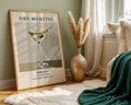 Dry Martini Vintage Cocktail Poster - GroovyGrove