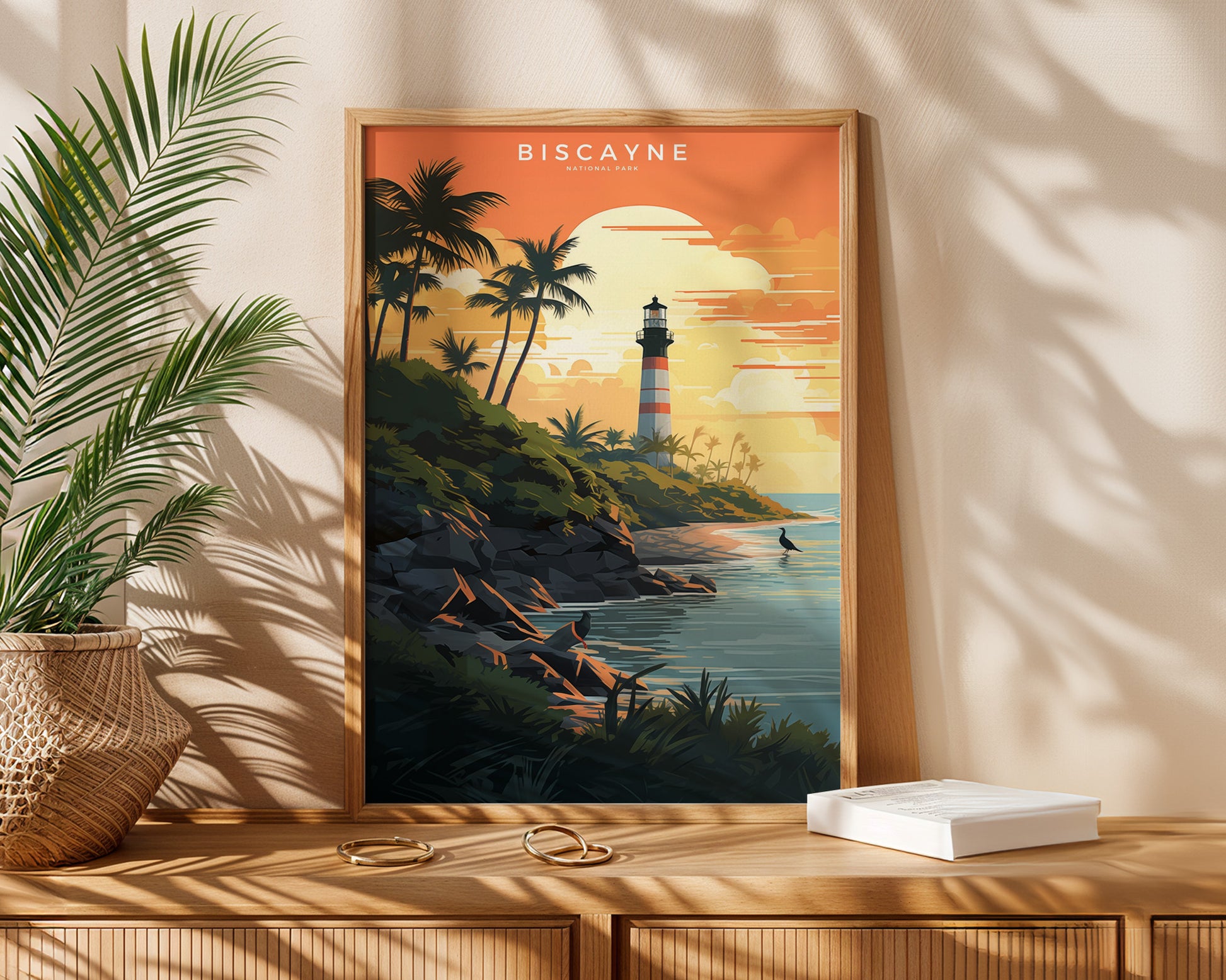 Biscayne National Park Retro Poster - GroovyGrove