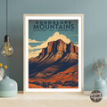 Guadalupe Mountains National Park Vintage Poster - GroovyGrove