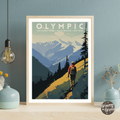 Olympic National Park Vintage Poster - GroovyGrove