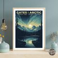 Gates of the Arctic National Park Vintage Poster - GroovyGrove