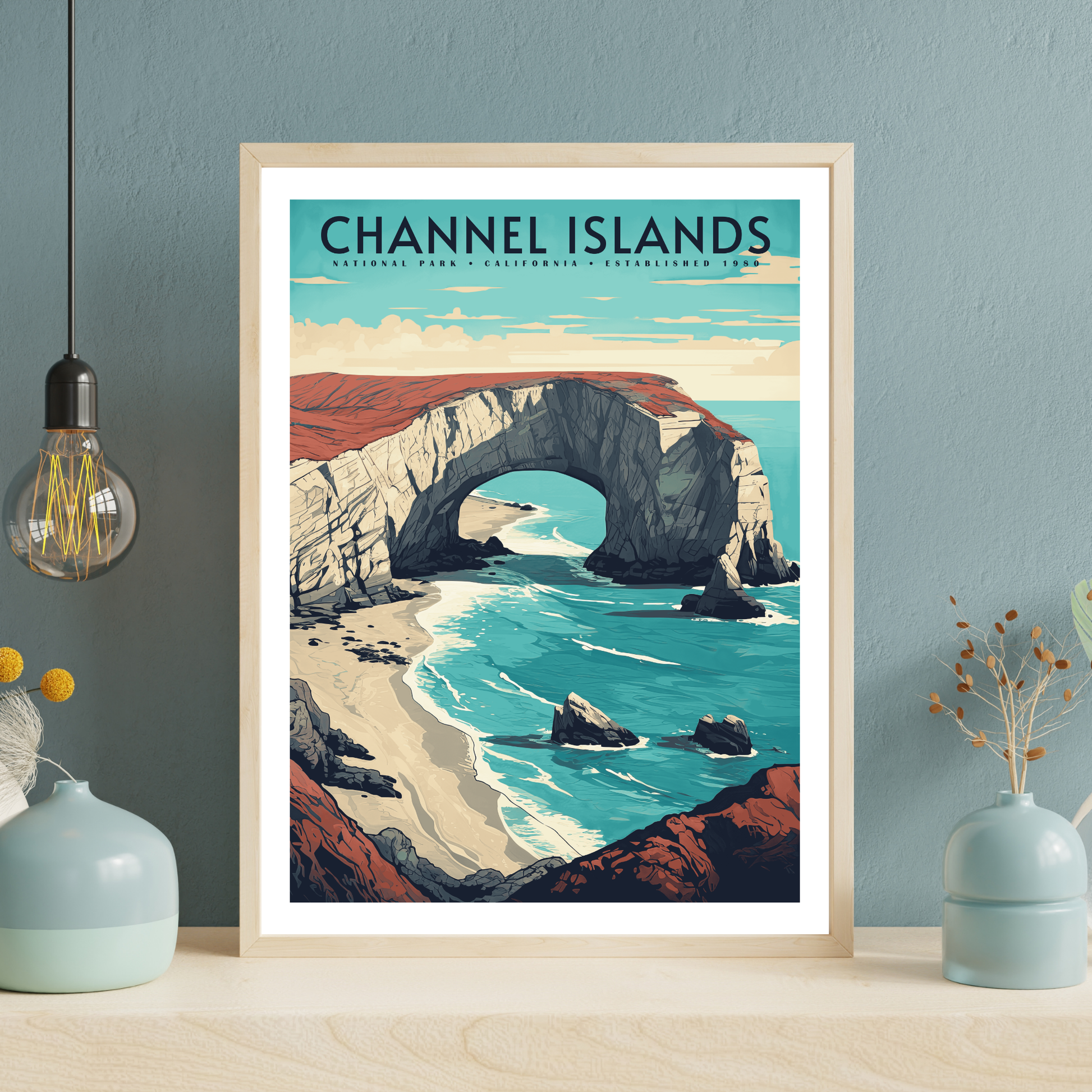 Channel Islands National Park Vintage Poster - GroovyGrove