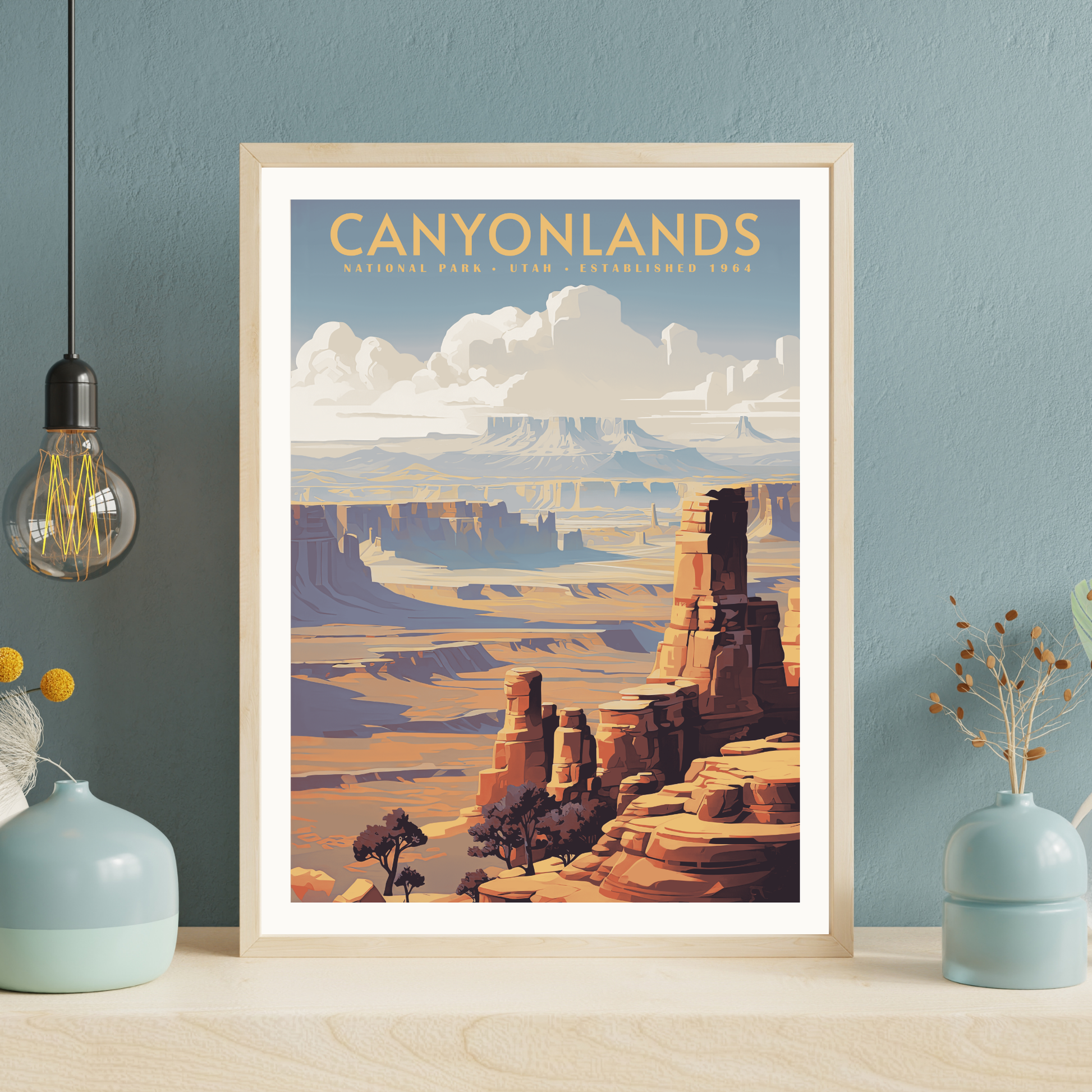 Canyonlands National Park Vintage Poster - GroovyGrove