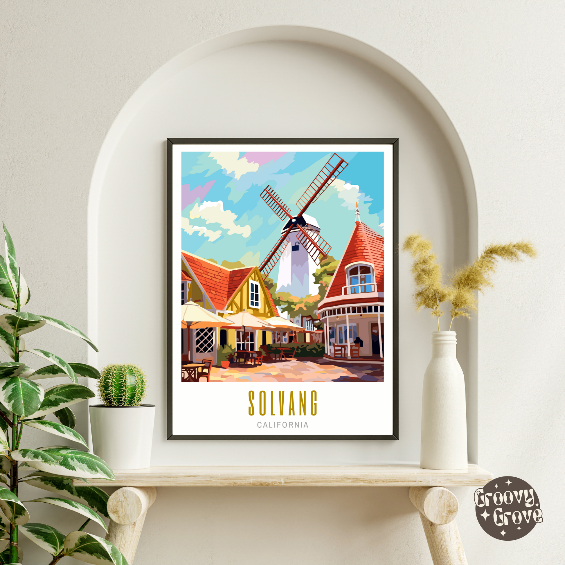 Solvang California Poster - GroovyGrove