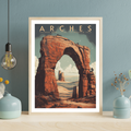 Arches National Park Vintage Poster - GroovyGrove