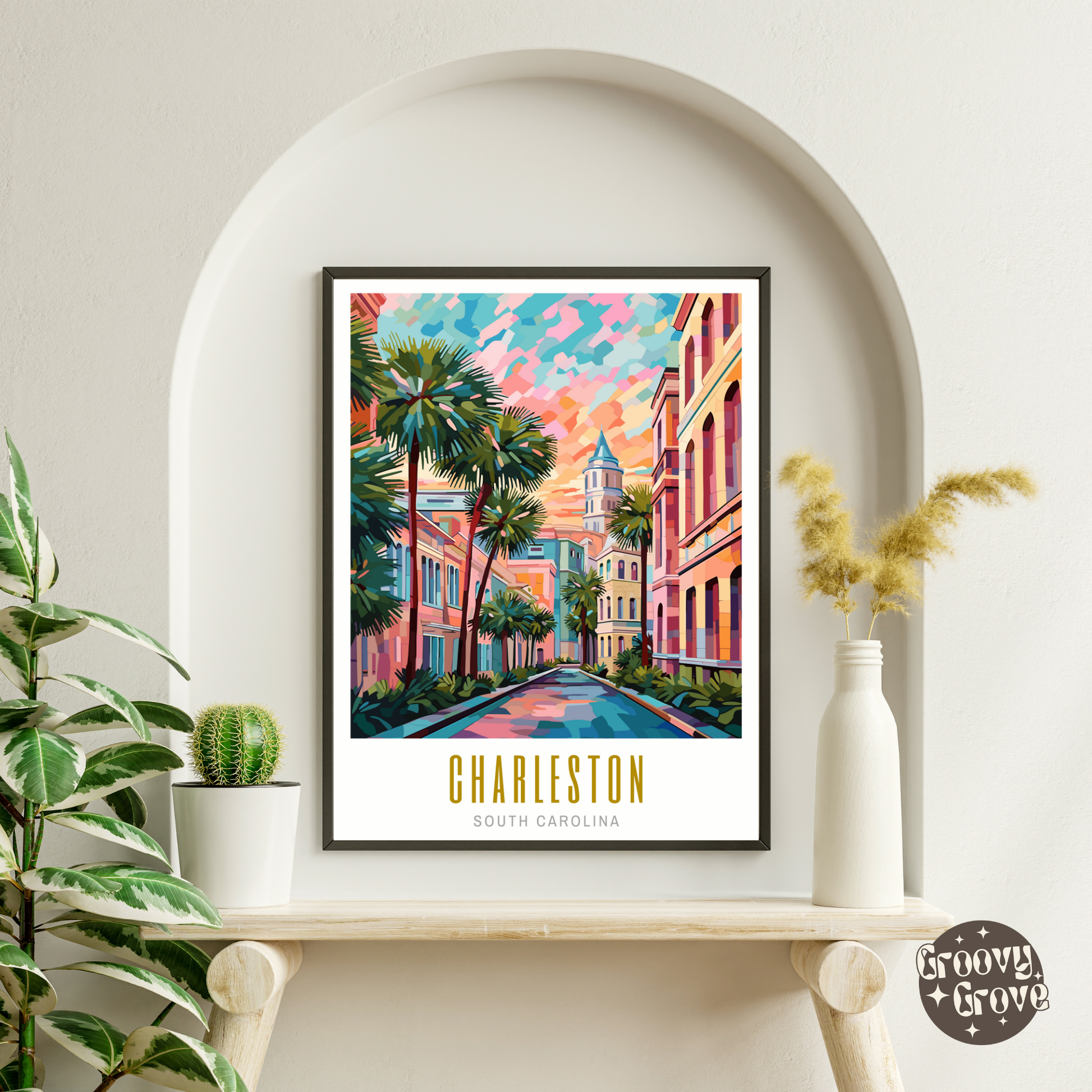 Charleston South Carolina Poster - GroovyGrove