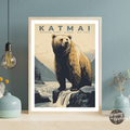 Katmai National Park Vintage Poster - GroovyGrove