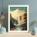 Yosemite National Park Vintage Poster - GroovyGrove