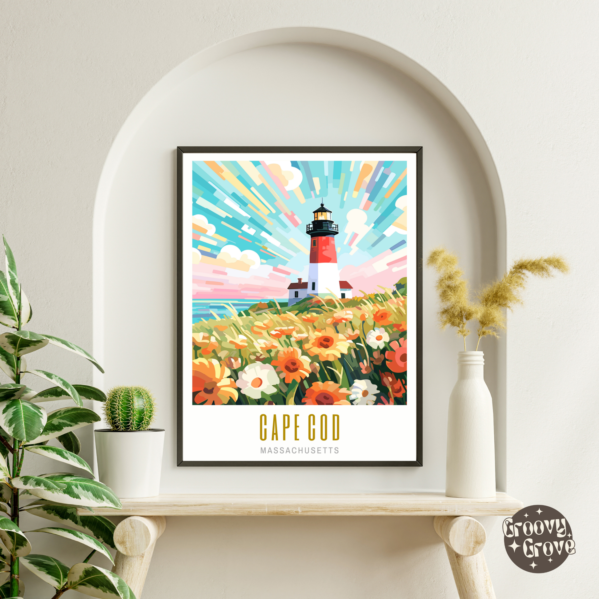 Cape Cod Massachusetts Poster - GroovyGrove