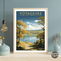 Voyageurs National Park Vintage Poster - GroovyGrove