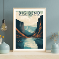 Big Bend National Park Vintage Poster - GroovyGrove