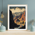 Black Canyon of the Gunnison National Park Vintage Poster - GroovyGrove