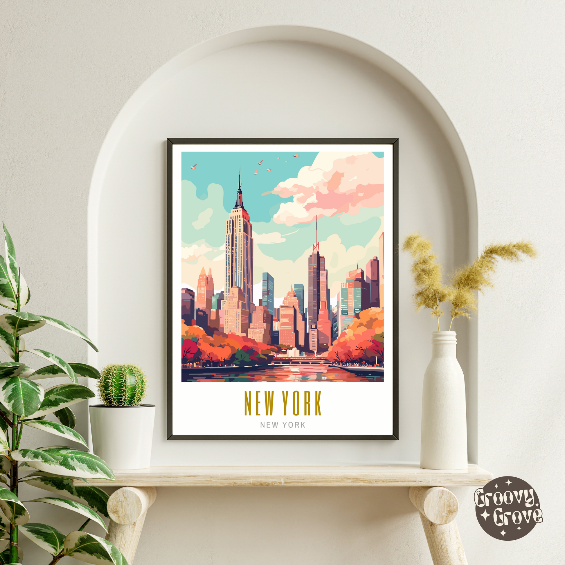 New York Poster - GroovyGrove