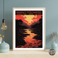 Hawaiʻi Volcanoes National Park Vintage Poster - GroovyGrove