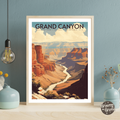 Grand Canyon National Park Vintage Poster - GroovyGrove