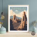 Pinnacles National Park Vintage Poster - GroovyGrove