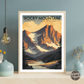 Rocky Mountain National Park Vintage Poster - GroovyGrove