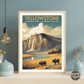 Yellowstone National Park Vintage Poster - GroovyGrove