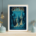 Carlsbad Caverns National Park Vintage Poster - GroovyGrove