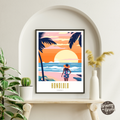 Honolulu Hawaii Poster - GroovyGrove