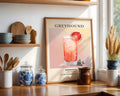 Greyhound Vintage Cocktail Poster - GroovyGrove