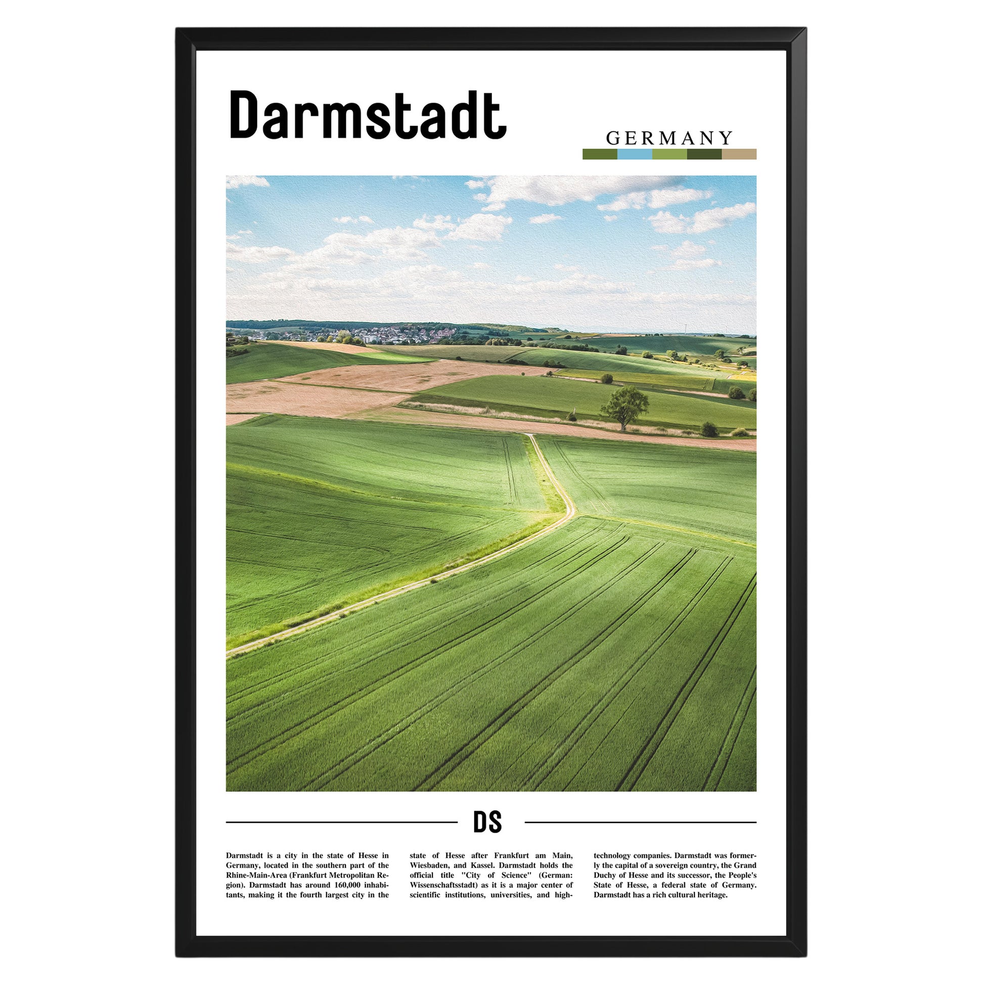 Darmstadt Germany Photographic Poster