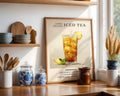 Long Island Iced Tea Vintage Cocktail Poster - GroovyGrove