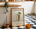 Mint Julep Vintage Cocktail Poster - GroovyGrove