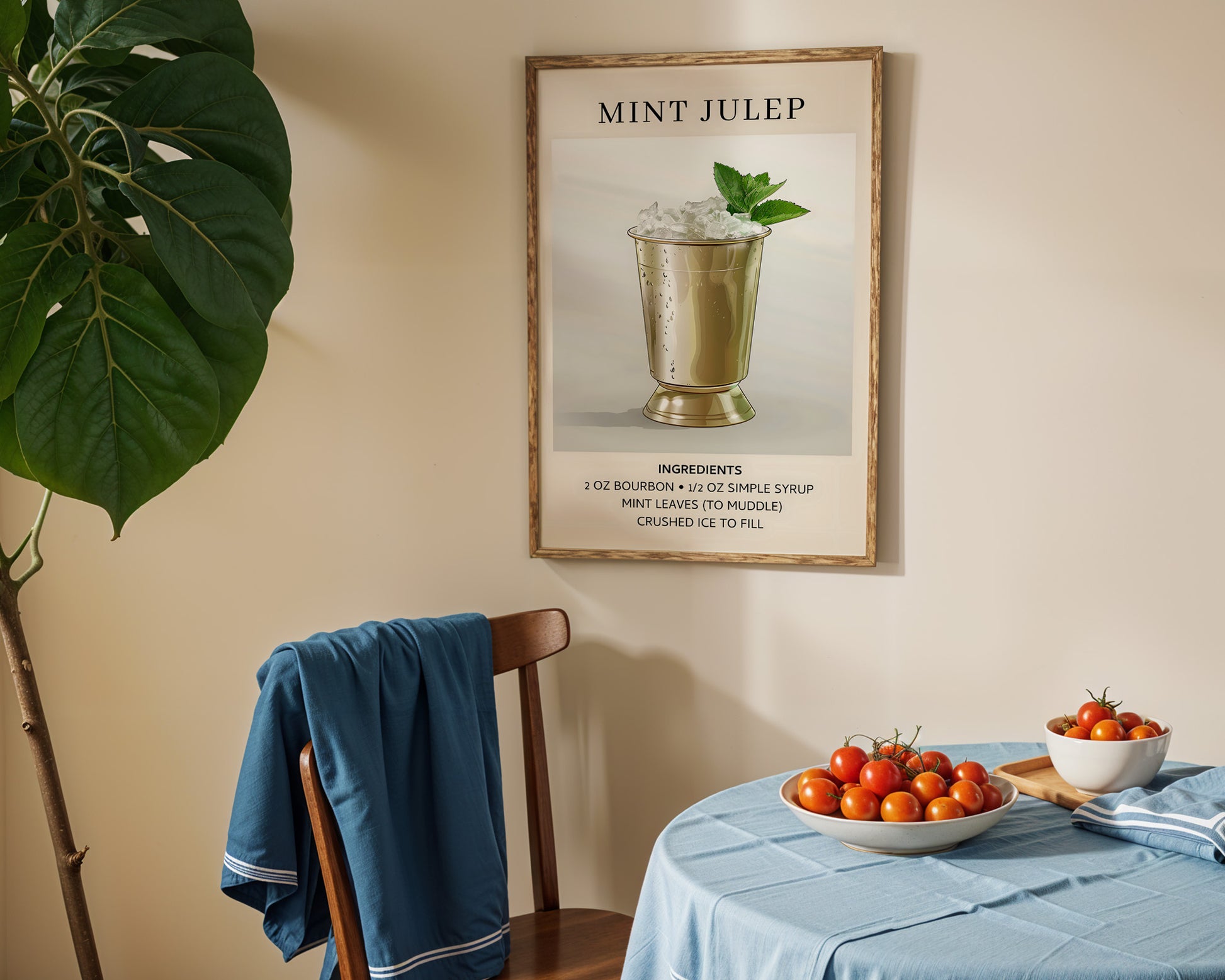 Mint Julep Vintage Cocktail Poster - GroovyGrove