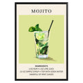 Mojito Vintage Cocktail Poster - GroovyGrove