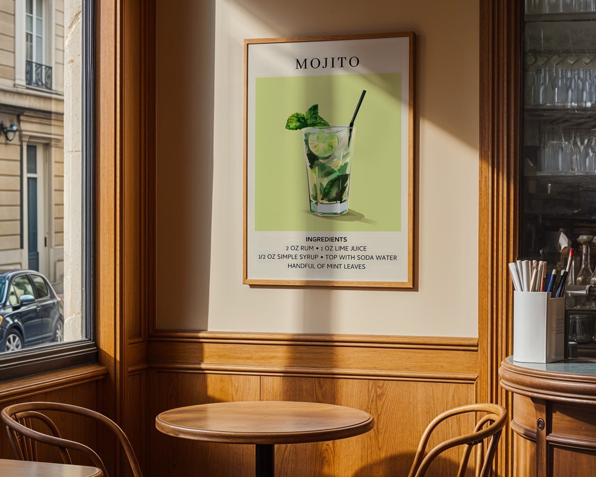 Mojito Vintage Cocktail Poster - GroovyGrove