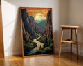 Black Canyon of the Gunnison National Park Retro Poster - GroovyGrove