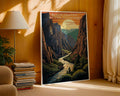 Black Canyon of the Gunnison National Park Retro Poster - GroovyGrove