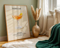 Sidecar Vintage Cocktail Poster - GroovyGrove