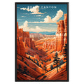 Bryce Canyon National Park Retro Poster - GroovyGrove