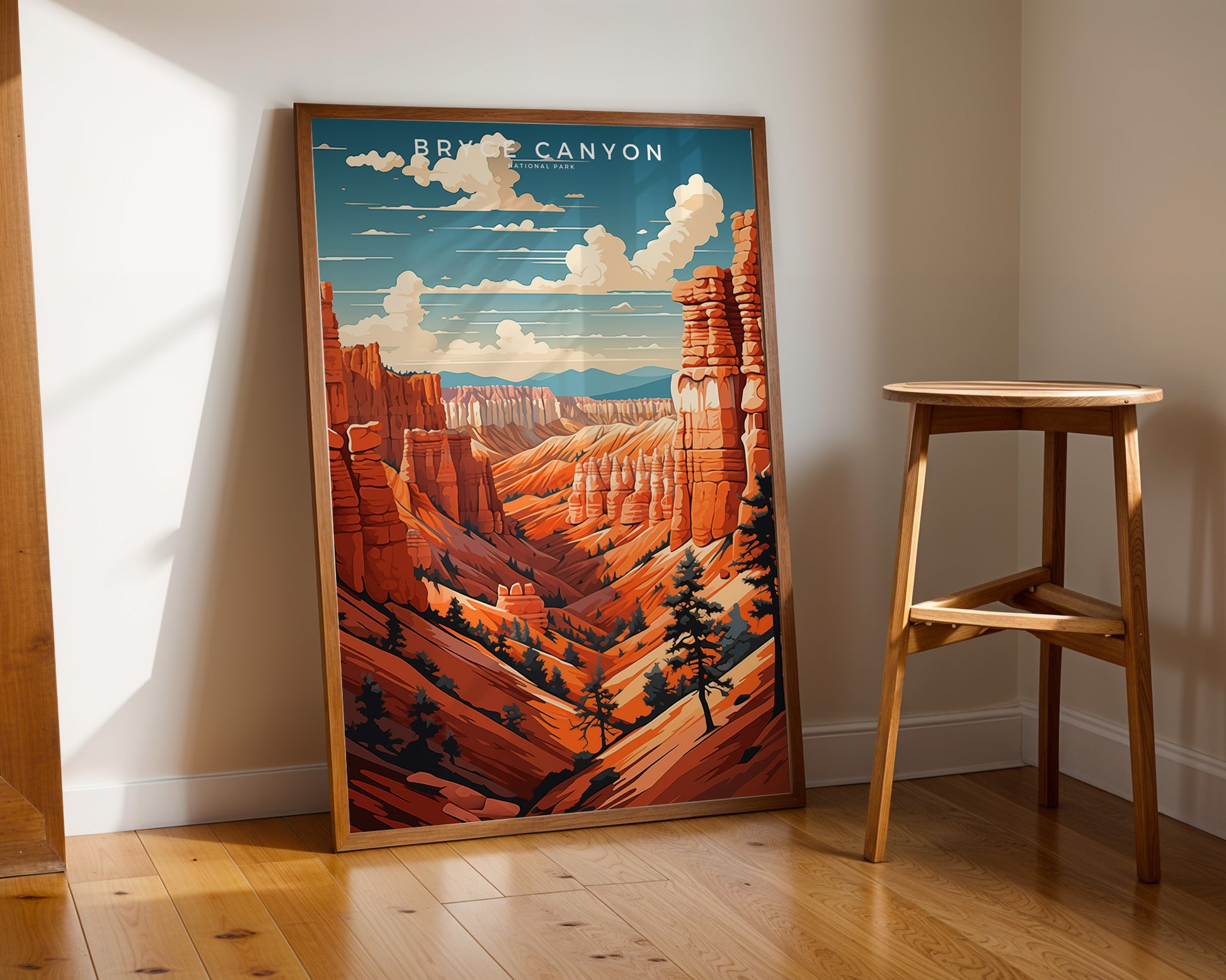 Bryce Canyon National Park Retro Poster - GroovyGrove