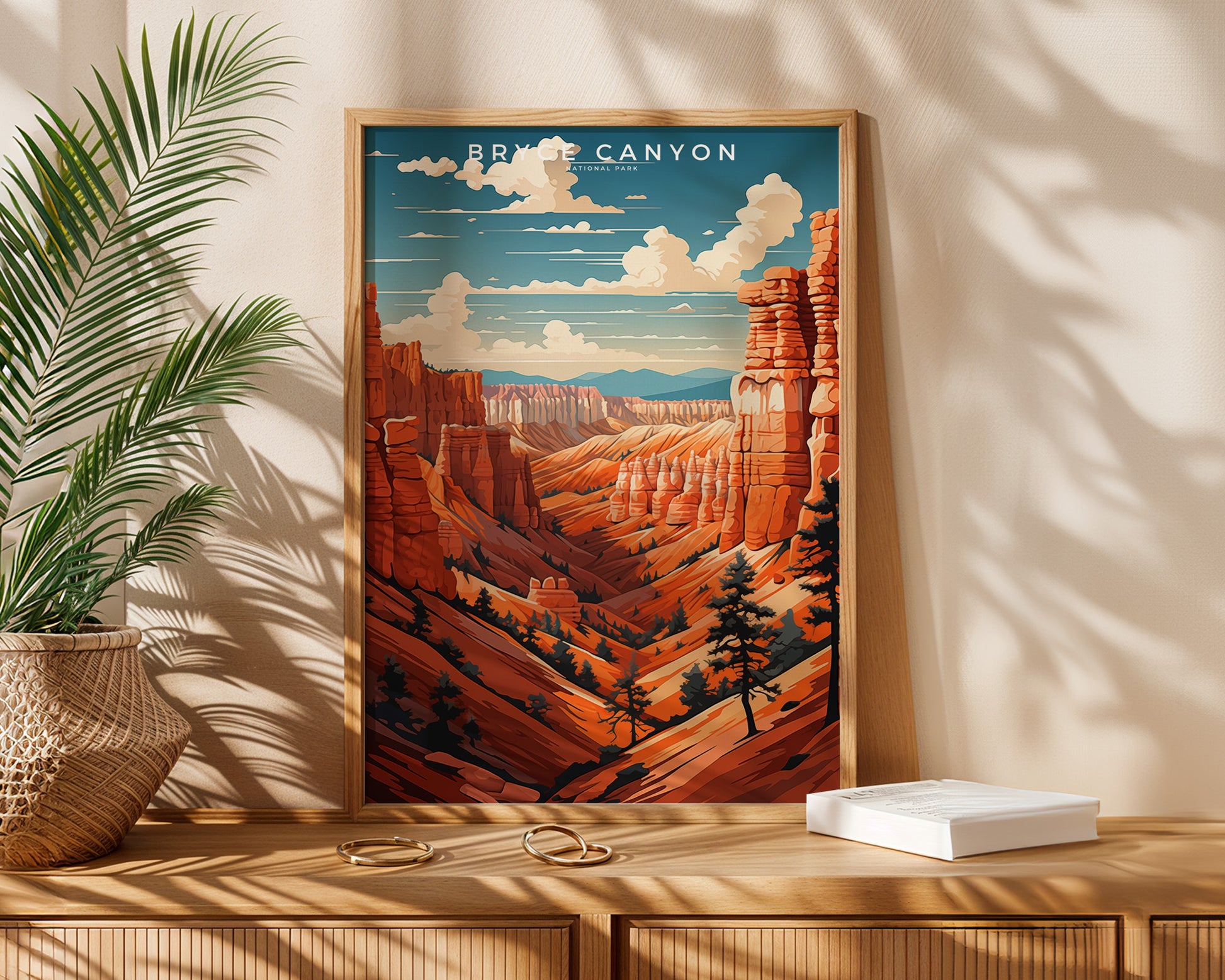 Bryce Canyon National Park Retro Poster - GroovyGrove