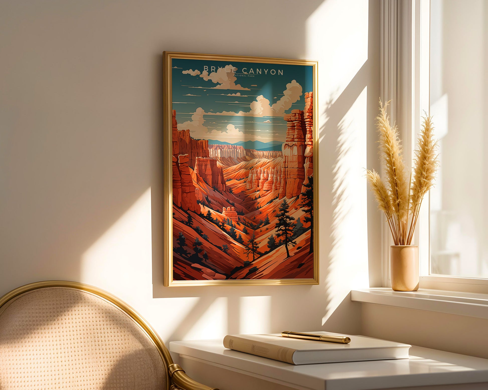 Bryce Canyon National Park Retro Poster - GroovyGrove