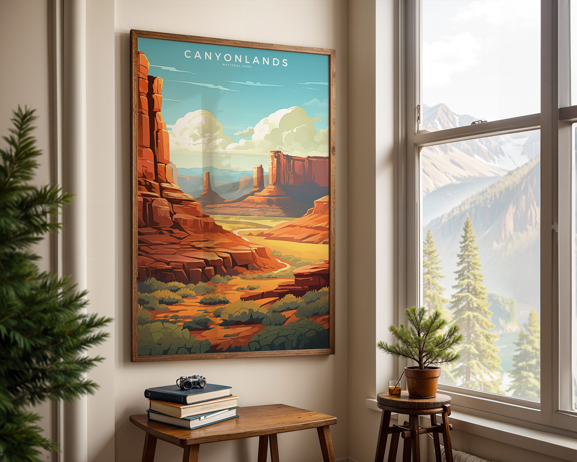 Canyonlands National Park Retro Poster - GroovyGrove