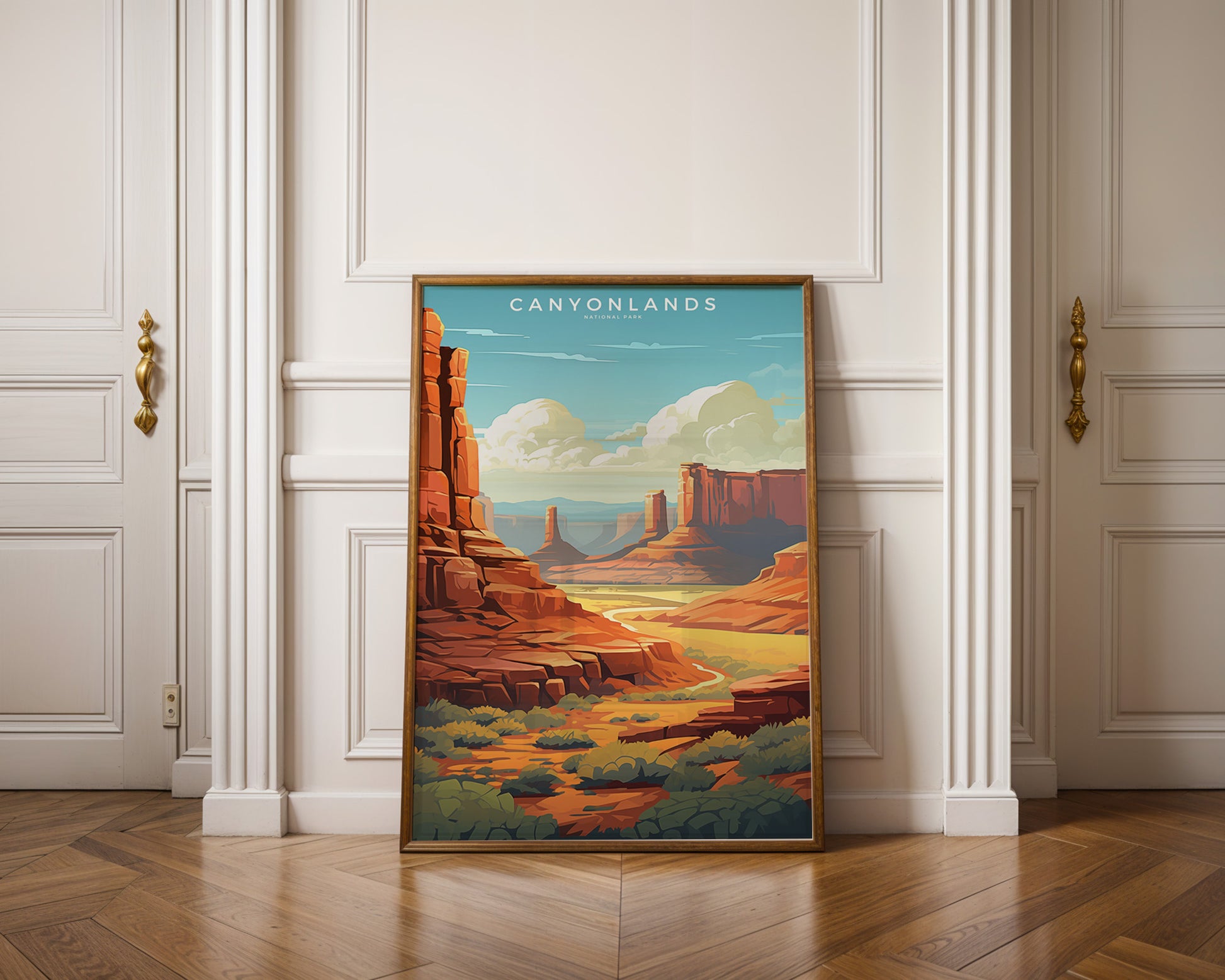 Canyonlands National Park Retro Poster - GroovyGrove