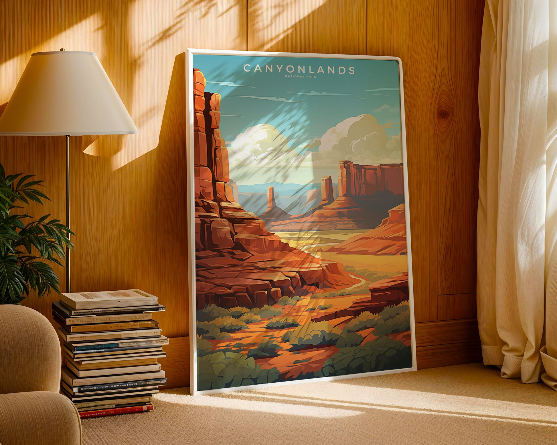 Canyonlands National Park Retro Poster - GroovyGrove