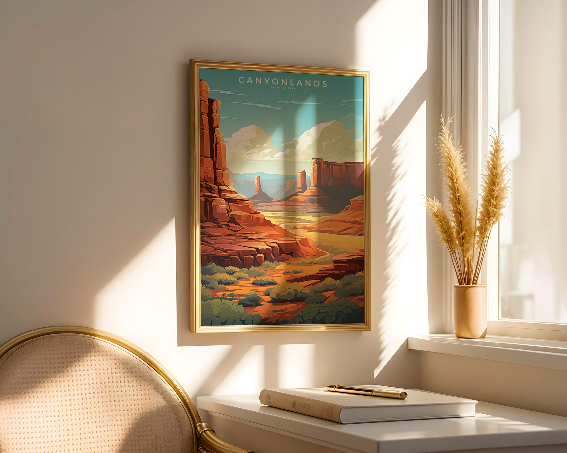 Canyonlands National Park Retro Poster - GroovyGrove