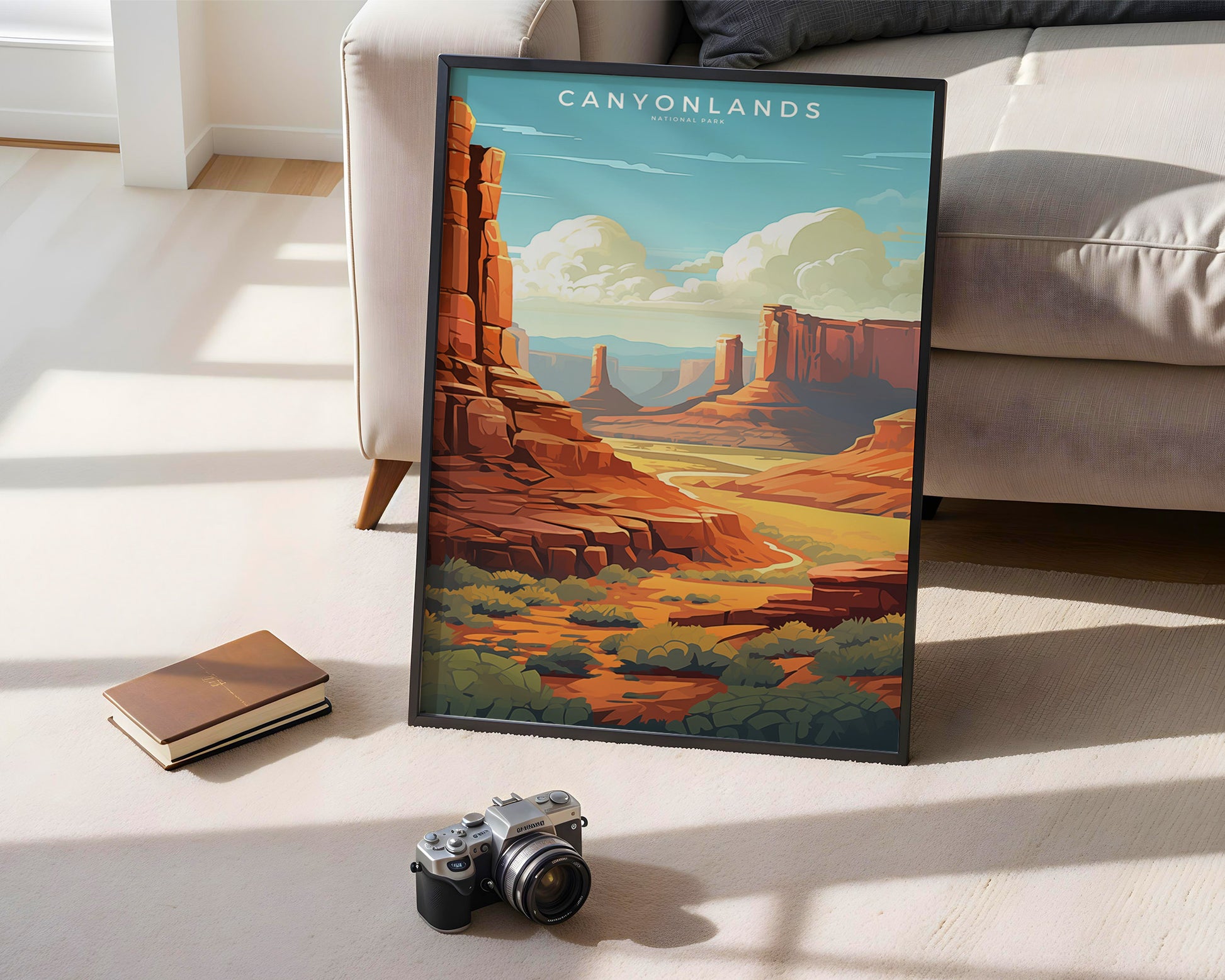 Canyonlands National Park Retro Poster - GroovyGrove