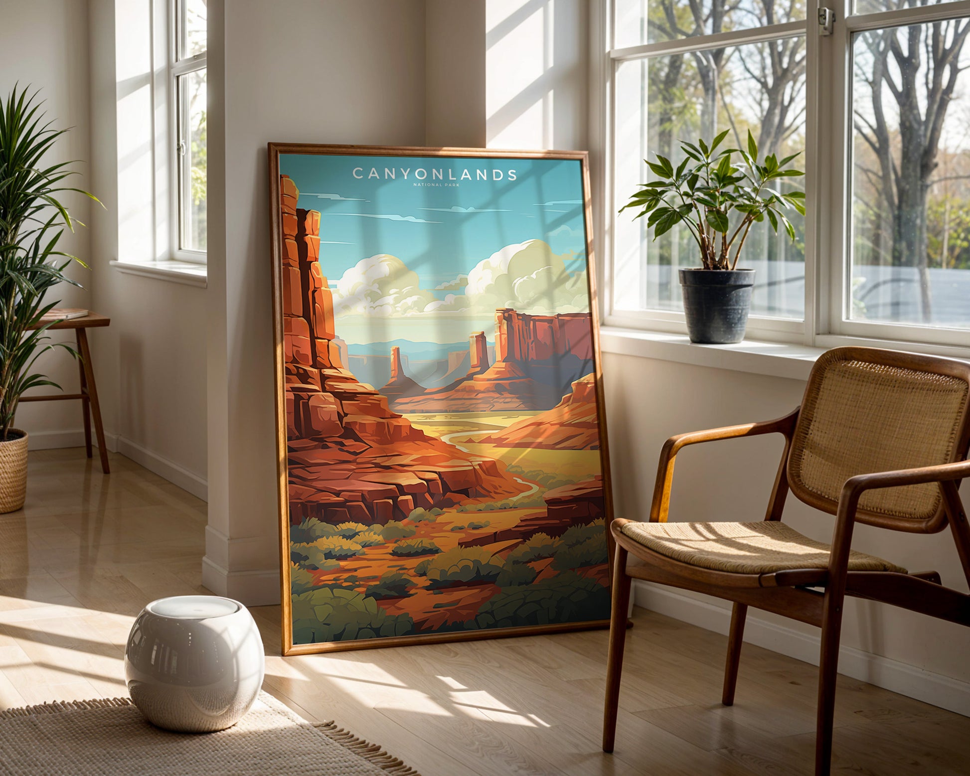 Canyonlands National Park Retro Poster - GroovyGrove