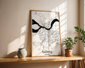 Aalborg Denmark City Map Poster - GroovyGrove