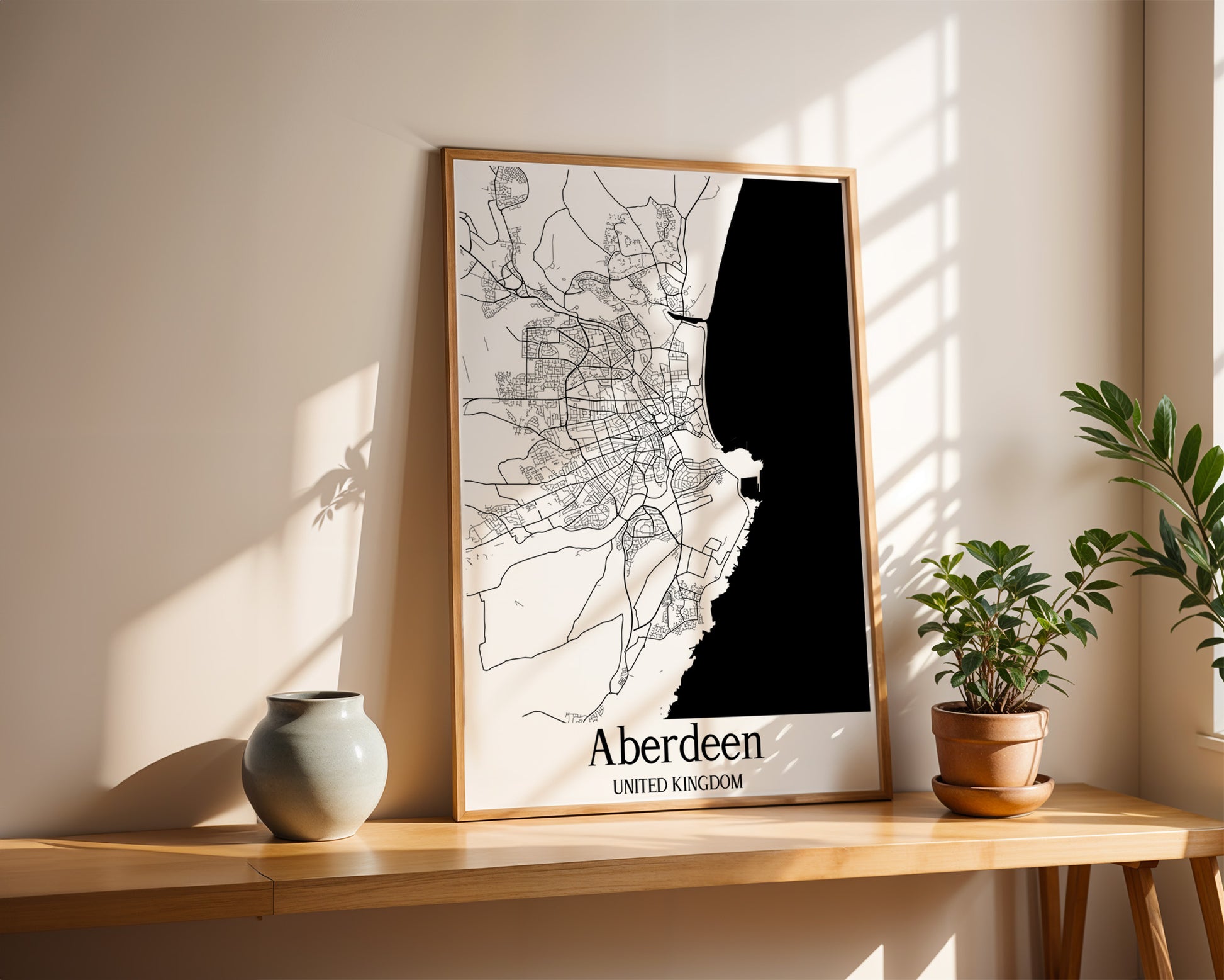 Aberdeen United Kingdom City Map Poster - GroovyGrove